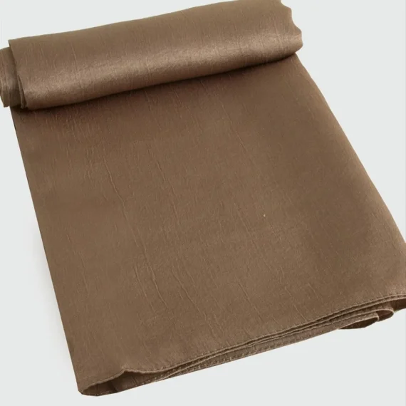 Heystil Medine Ipeği Açık Kahverengi Şal