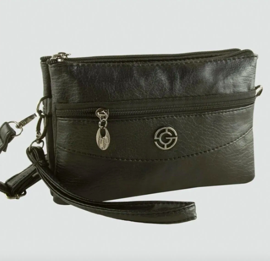 4 Gözlü Fermuarlı Yeni Sezon Askılı Kadın Çanta Siyah