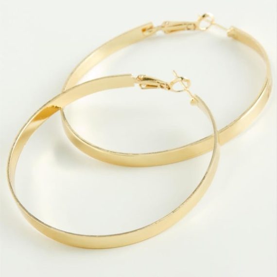 Bilezik Şekilli Trend Halka Küpe 5 cm